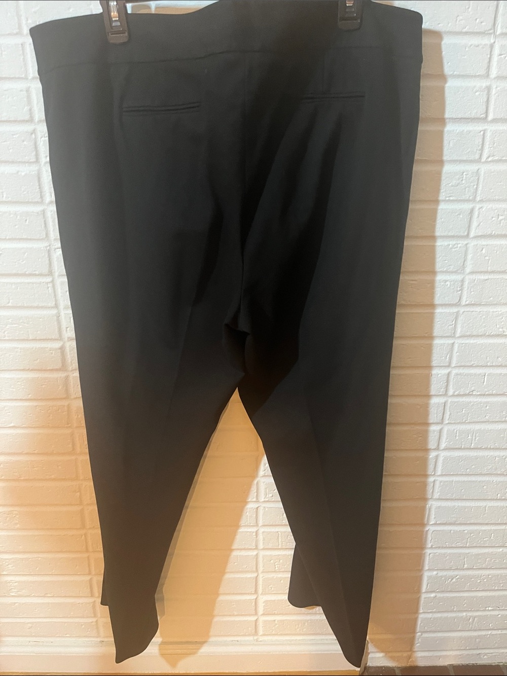 Black Classic Straight Dress Pants by Vince Camuto - Picture 3 of 5